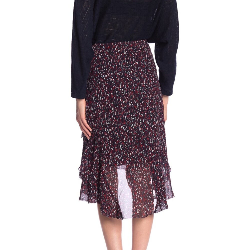 NWT Joie 100% Silk Ruffled Skirt | Flowy for Parties & Events - Picture 11 of 13